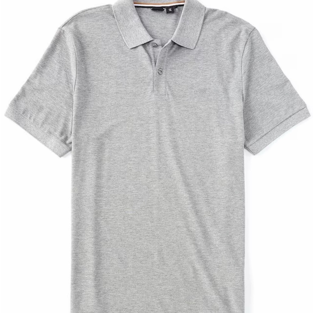 Boss Light Gray Polo Shirt